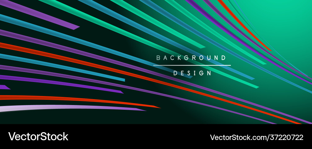 Abstract colorful lines background Vector Image