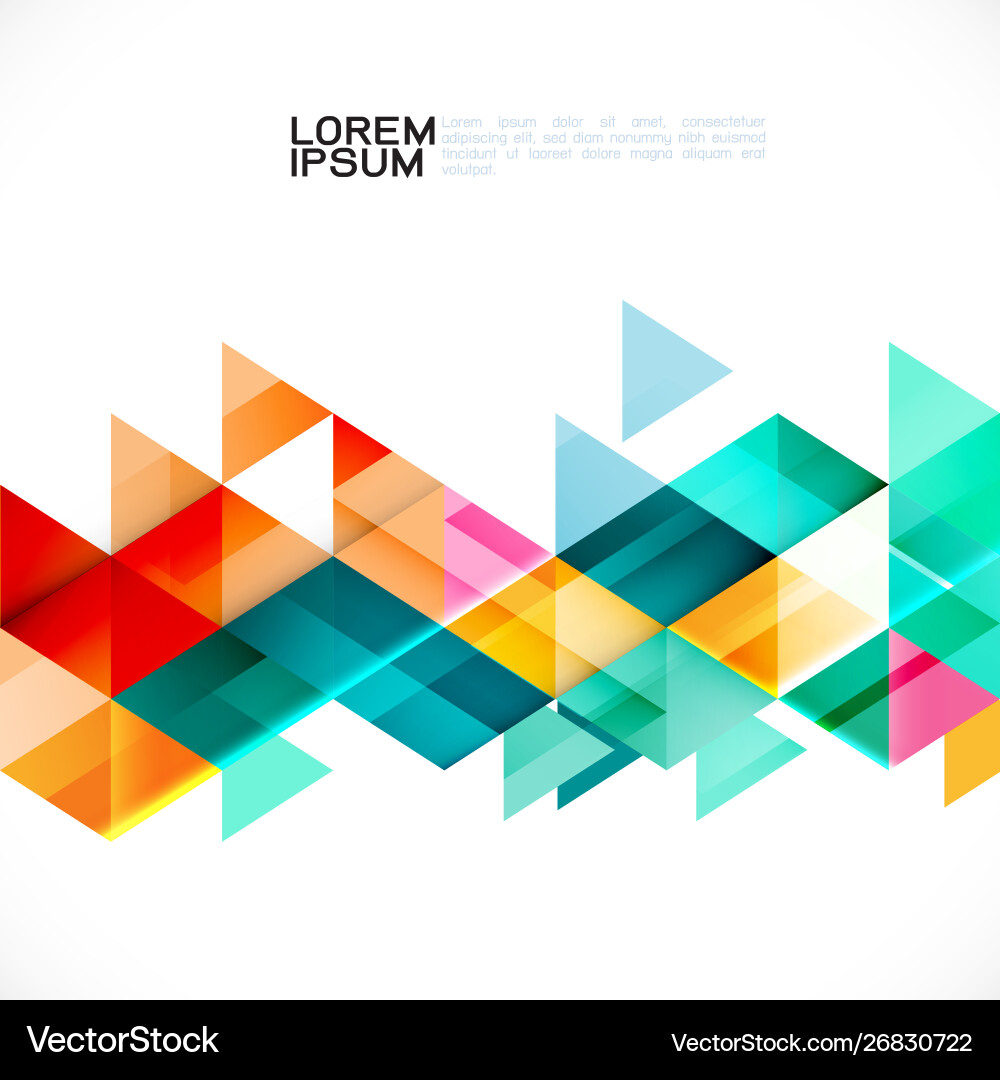 Dynamic Geometric Background vector image