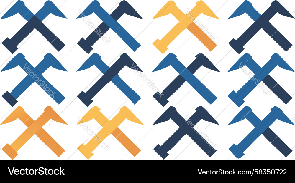 Dynamic X-Shape Pattern Vector Image