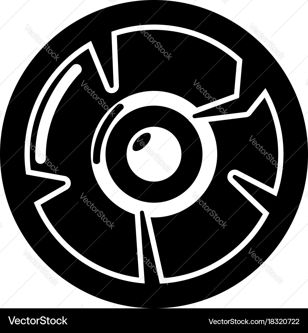 Log icon simple style Vector Image
