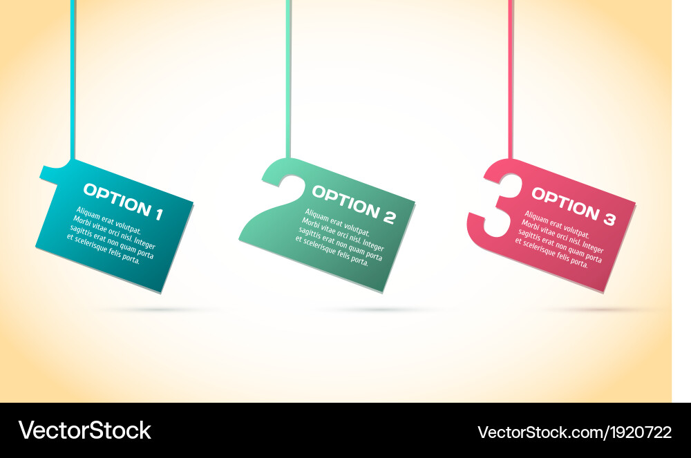 Progress Steps Background vector image