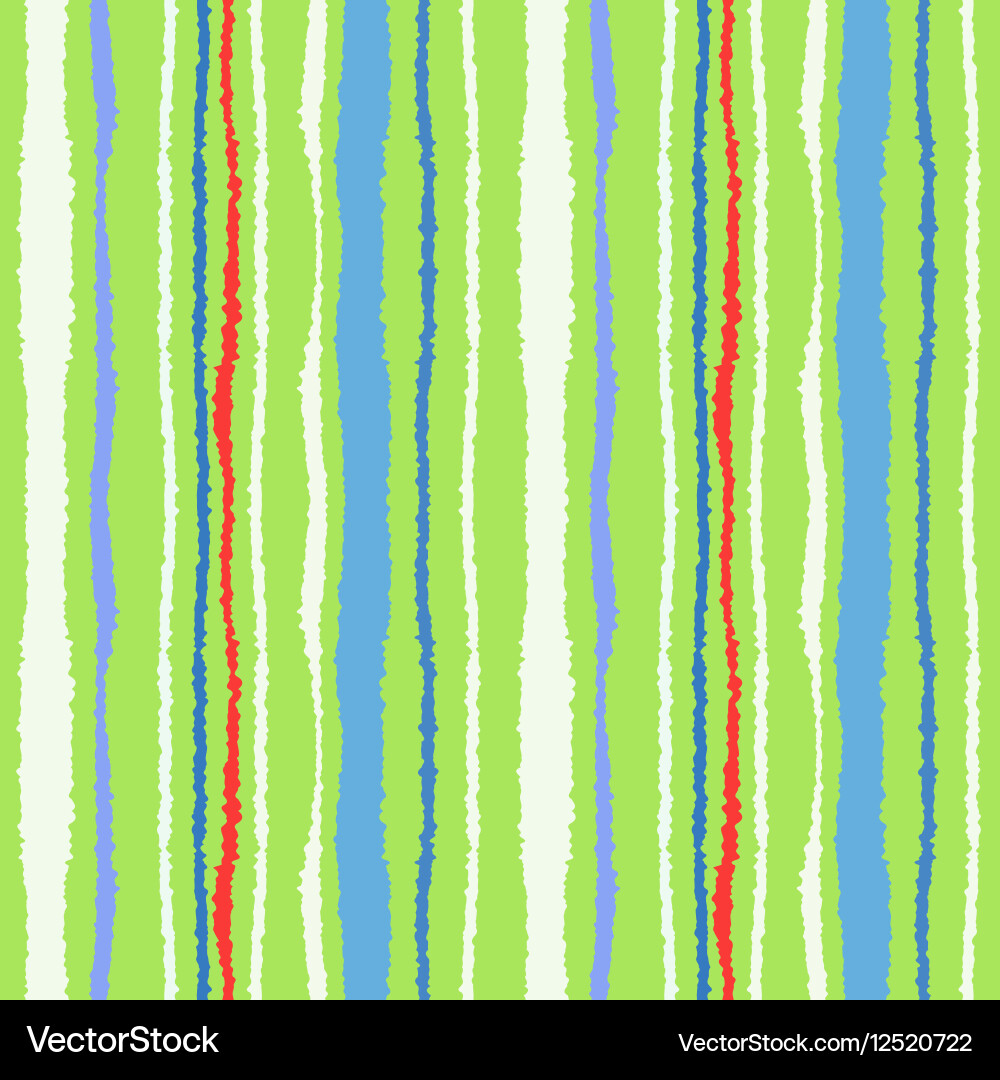 Seamless strip pattern vertical lines with torn Vector Image