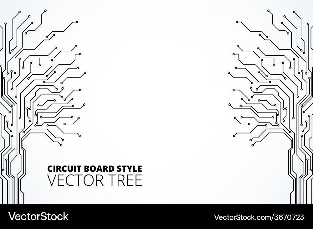Abstract Circuit Board Texture vector image