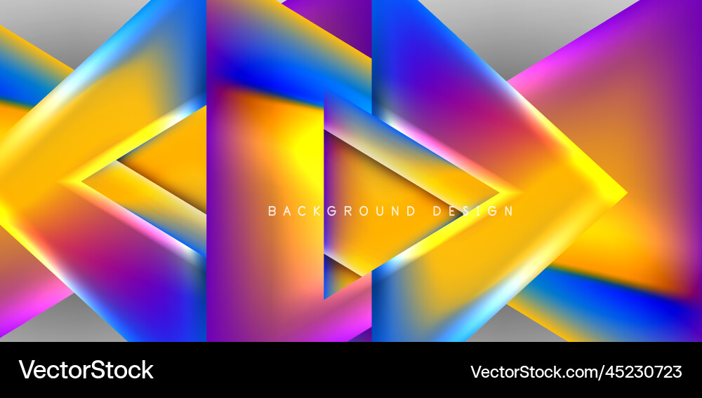 Futuristic triangle abstract background Futuristic triangle abstract background Vector Image