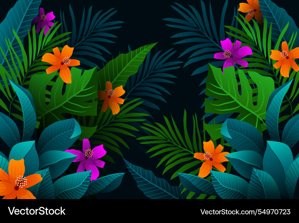 Gradient summer background for videocalls vector image