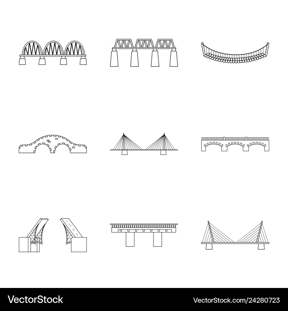 Isolated object of sight and connection logo set Isolated object of sight and connection logo set vector image
