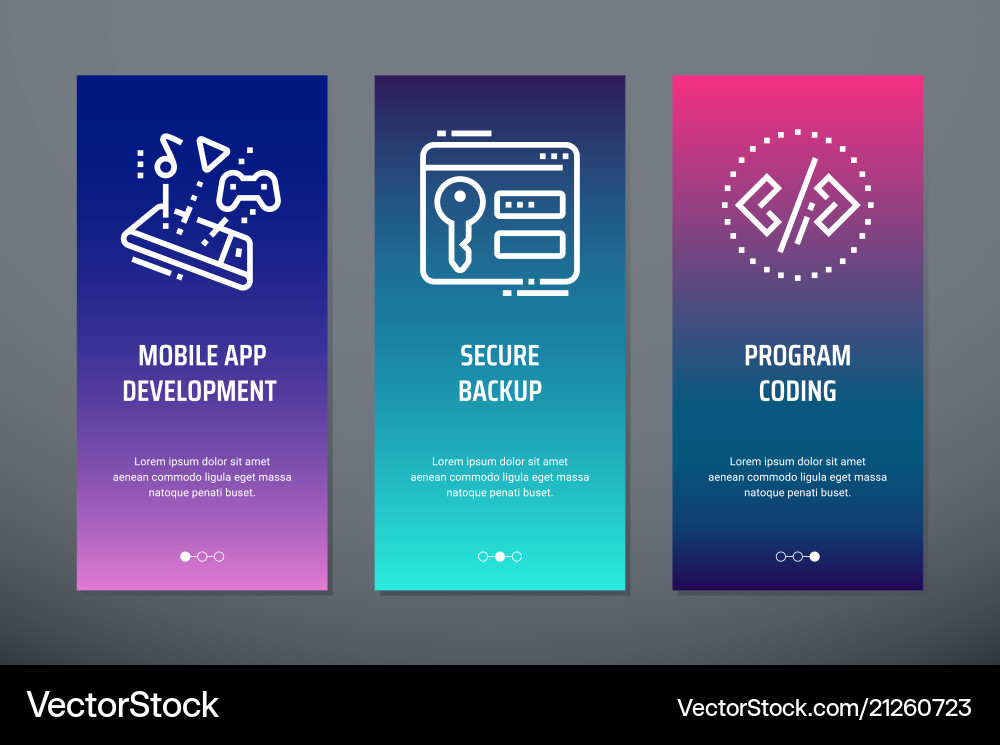 Mobile App Entwicklung sicheres Backup-Programm Mobile App Entwicklung sicheres Backup-Programm vektorbild