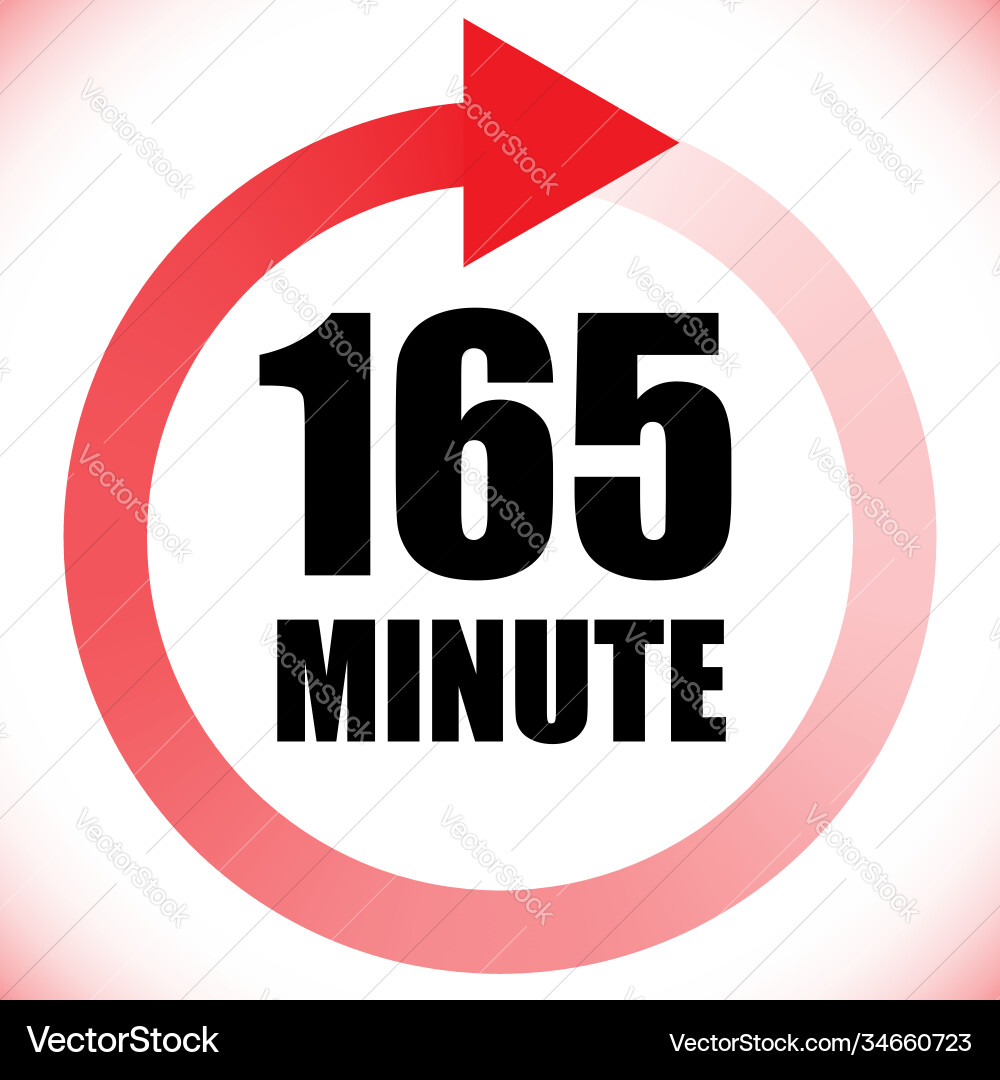 Numbers numerals dial time duration and schedule Vector Image