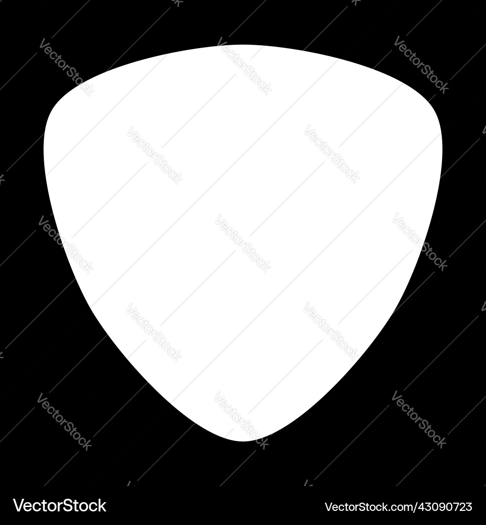 Simple rounded organic shape design element Simple rounded organic shape design element vector image