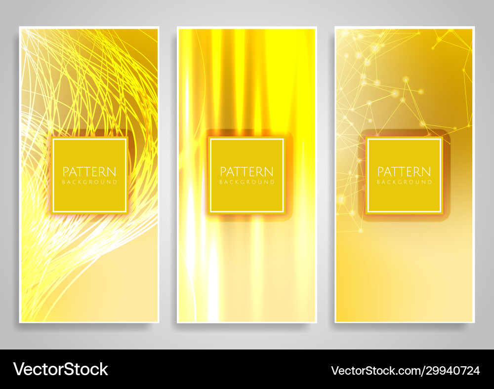 Abstract various colorful header set collection vector image