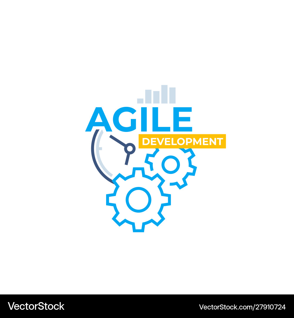 Agile software development icon Vector Image