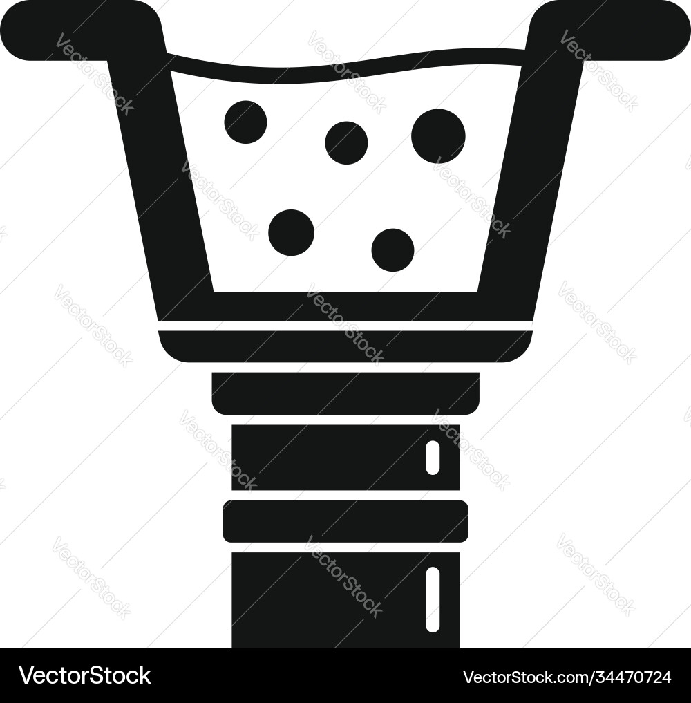 Architecture gutter icon simple style Architecture gutter icon simple style vector image
