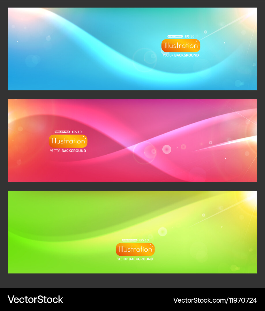 Dynamic Background Set vector image