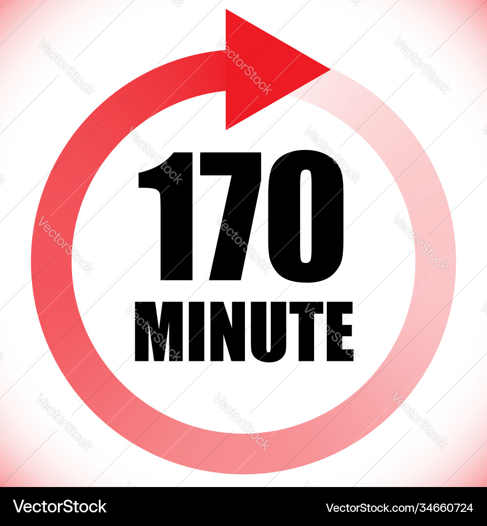 Numbers numerals dial time duration and schedule Vector Image