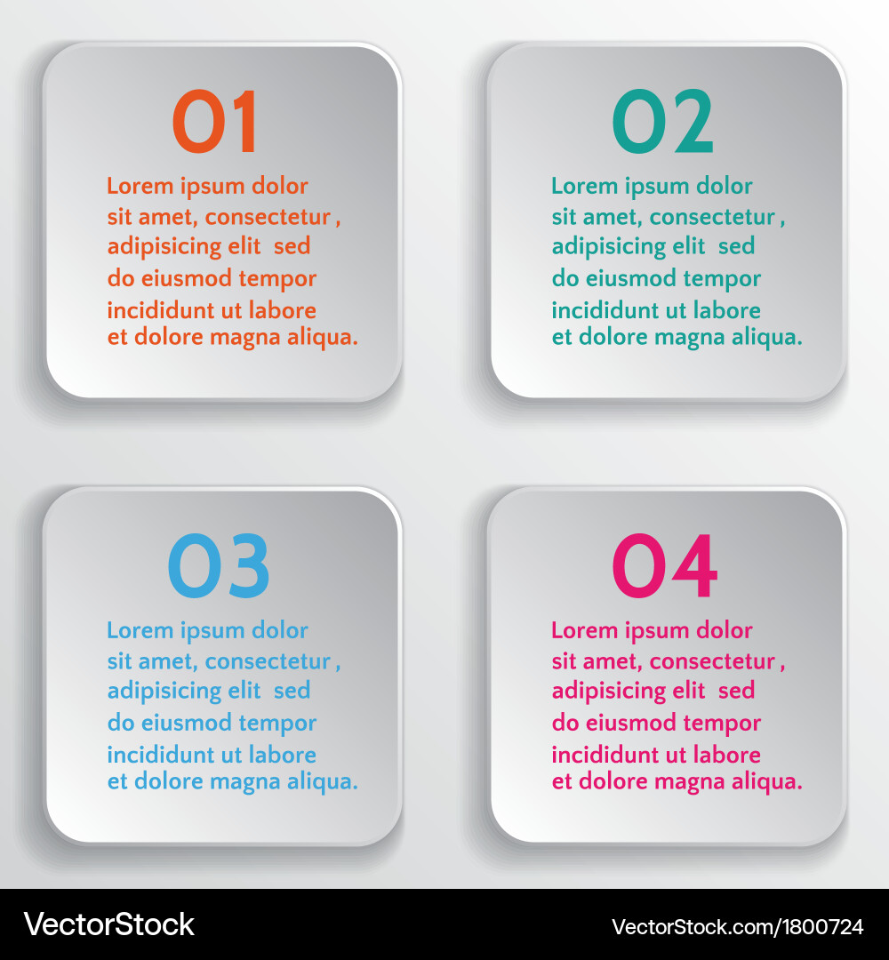 Paper Style Elements vector image