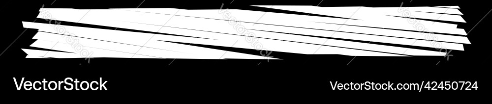 Slit slash fracture texture effect element Vector Image