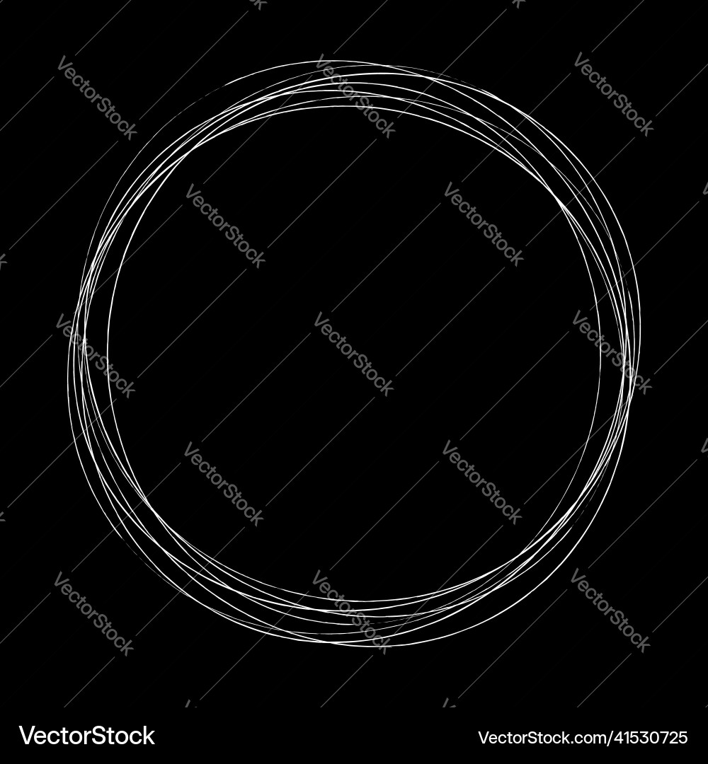 Abstract random circles geometric circular grungy vector image