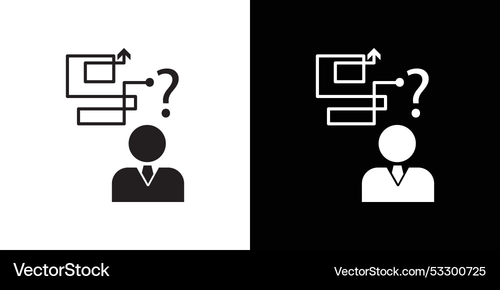 Complexity Icon - Thin Line vector image