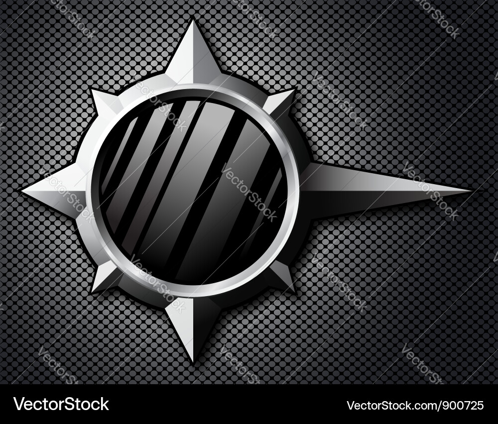 Metallic Grid Background Vector Image