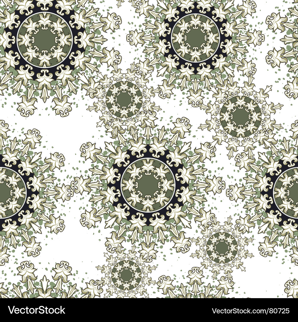 Ornate Floral Pattern vector image