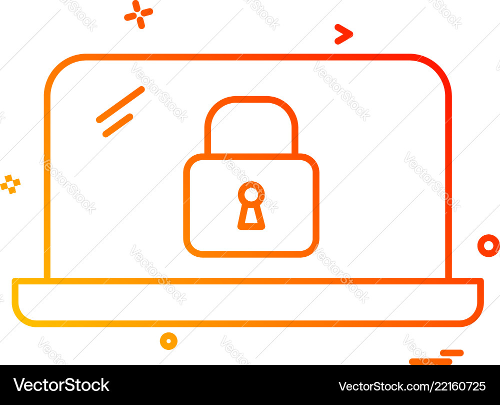 Password and security icon design Vector Image