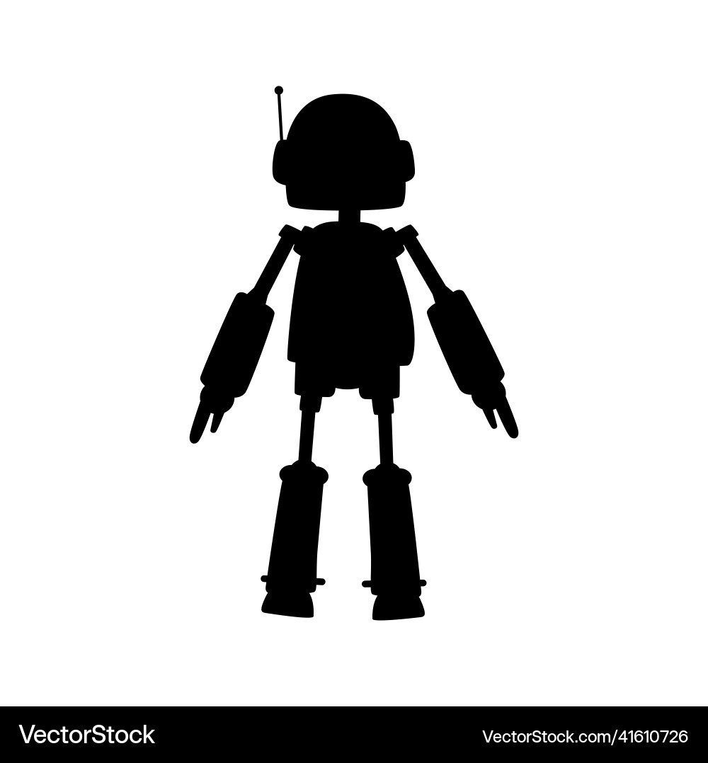 Android robot futuristic helper house assistant Android robot futuristic helper house assistant vector image