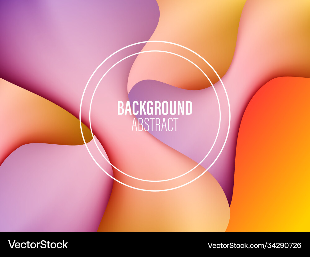 Dynamic Wavy Abstract Background Vector Image