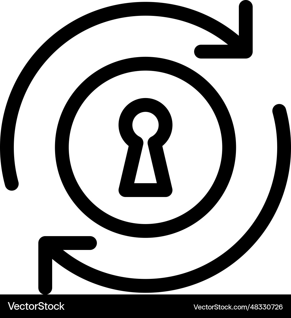 Lock reload icon Vector Image