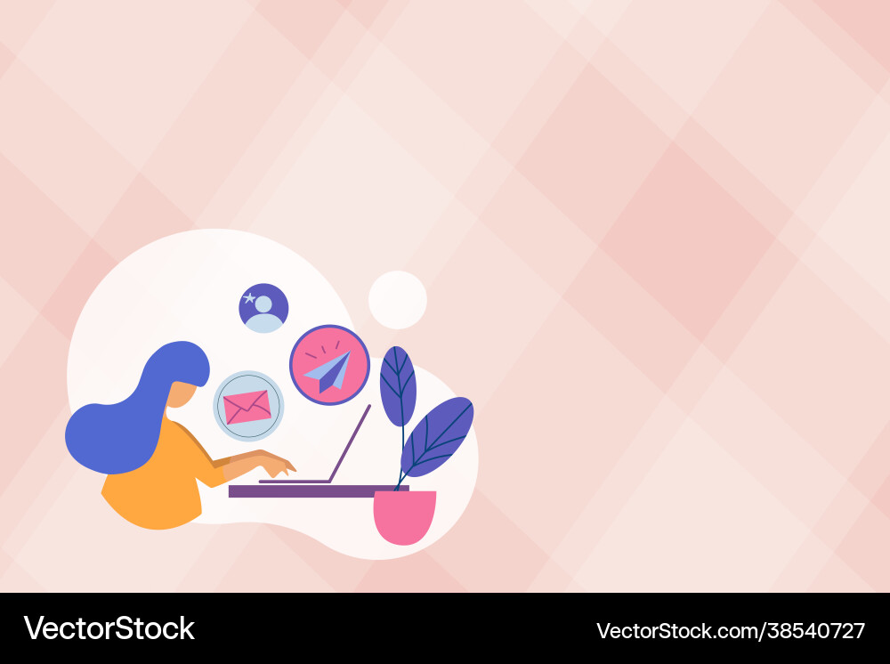 Abstract internet browsing sending emails remote Abstract internet browsing sending emails remote vector image