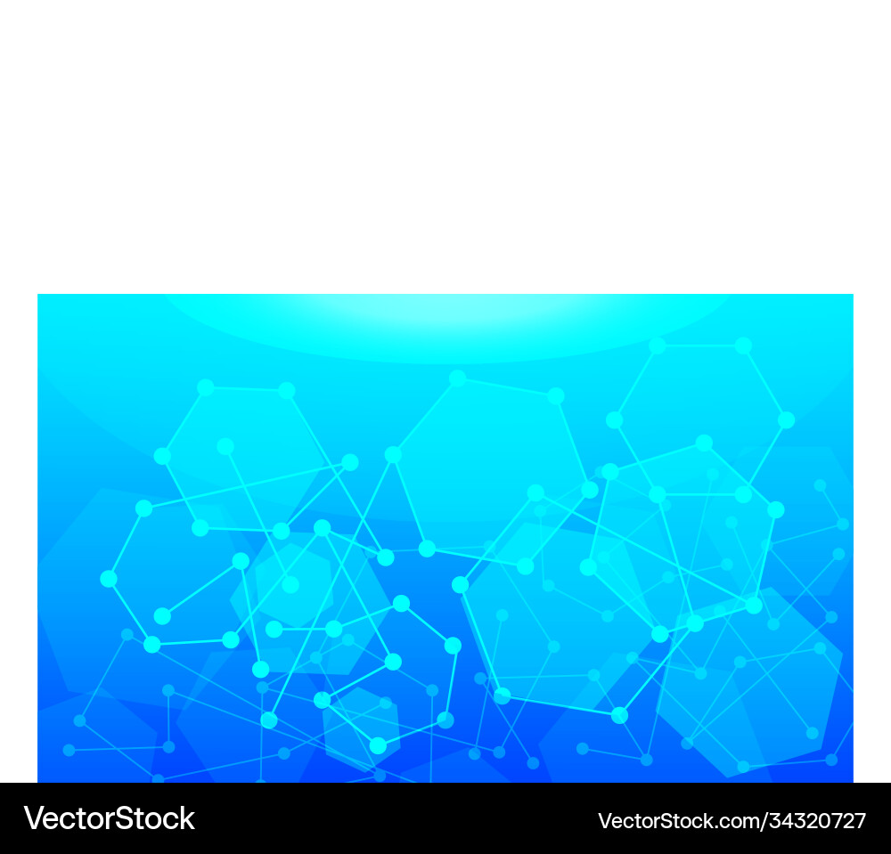 Geometric abstract background with connected line Vector Image