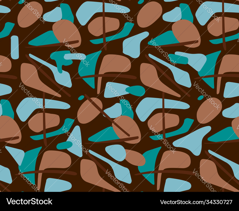 Geometric elements seamless pattern sketch Geometric elements seamless pattern sketch vector image
