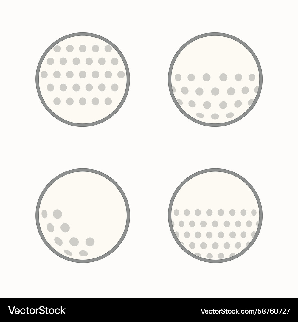 Minimalist Dotted Circle Pattern Vector Image
