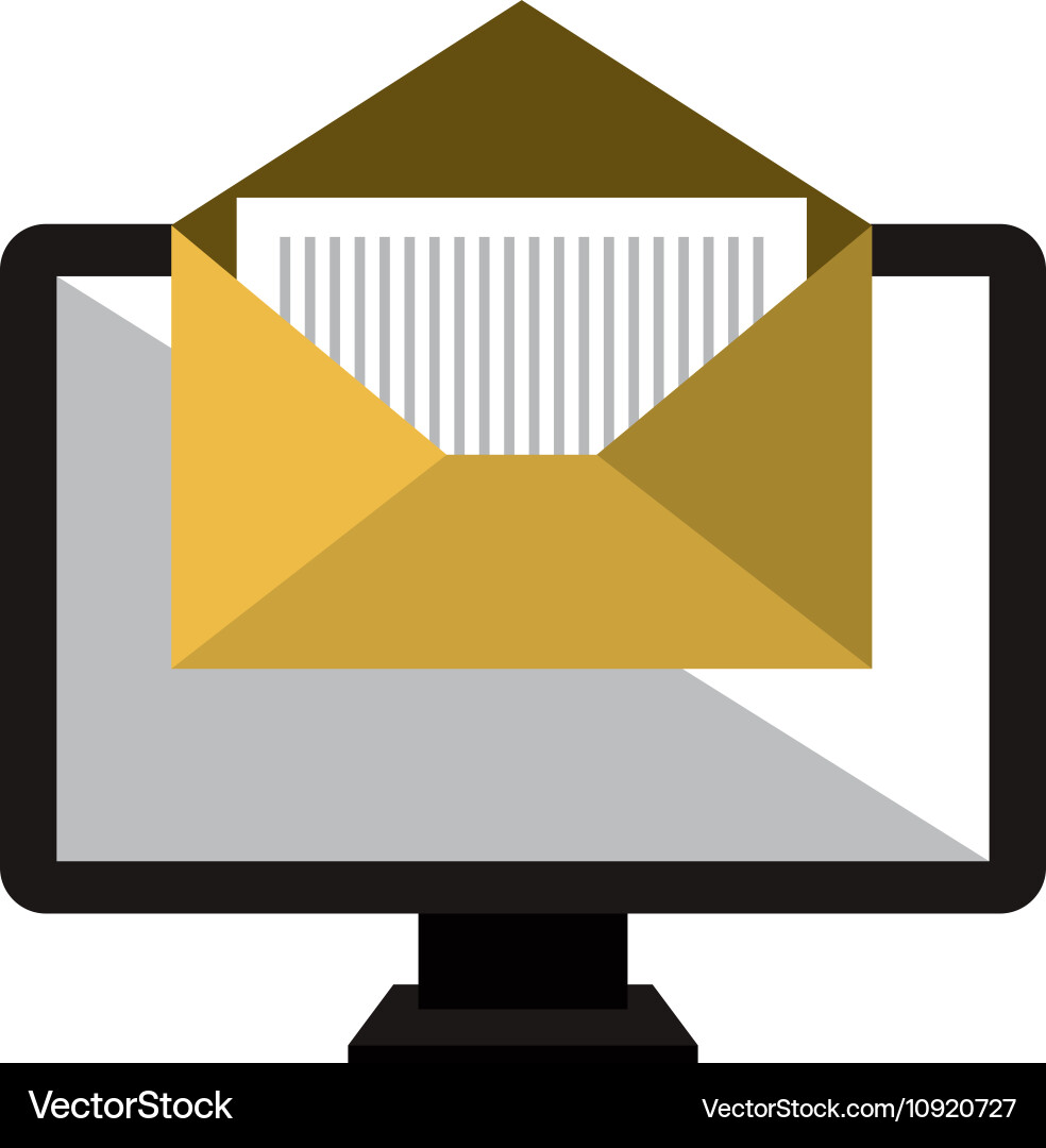 Screen monitor computer Vector Image