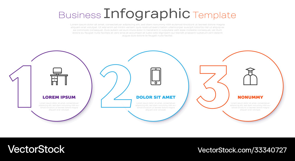 Set line computer monitor and desk mobile phone Set line computer monitor and desk mobile phone vector image