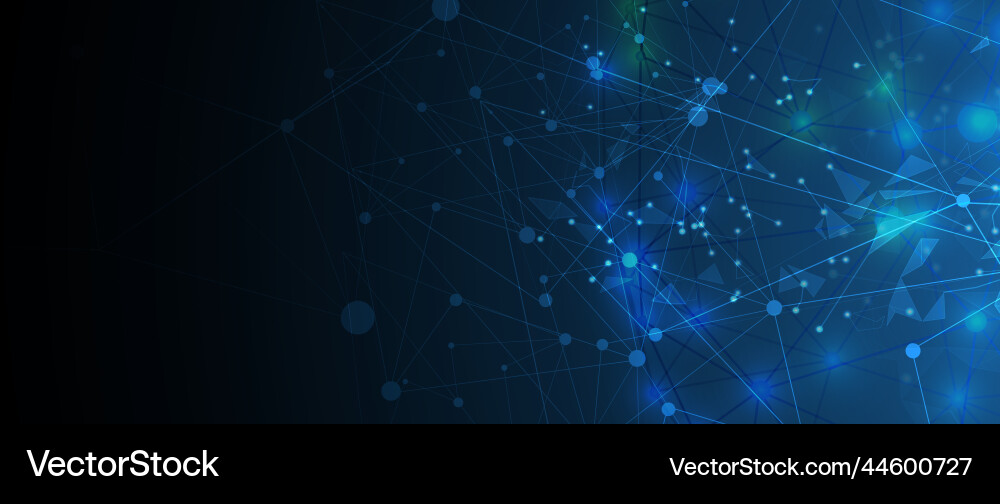 Technology data background idea of global Vector Image