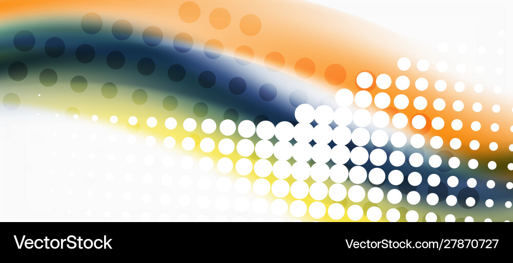 Trendy abstract wave blur pattern multicolored Trendy abstract wave blur pattern multicolored vector image