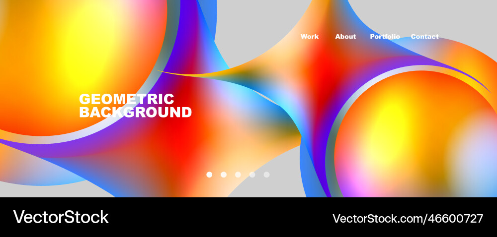 Trendy simple circle gradient abstract background Vector Image