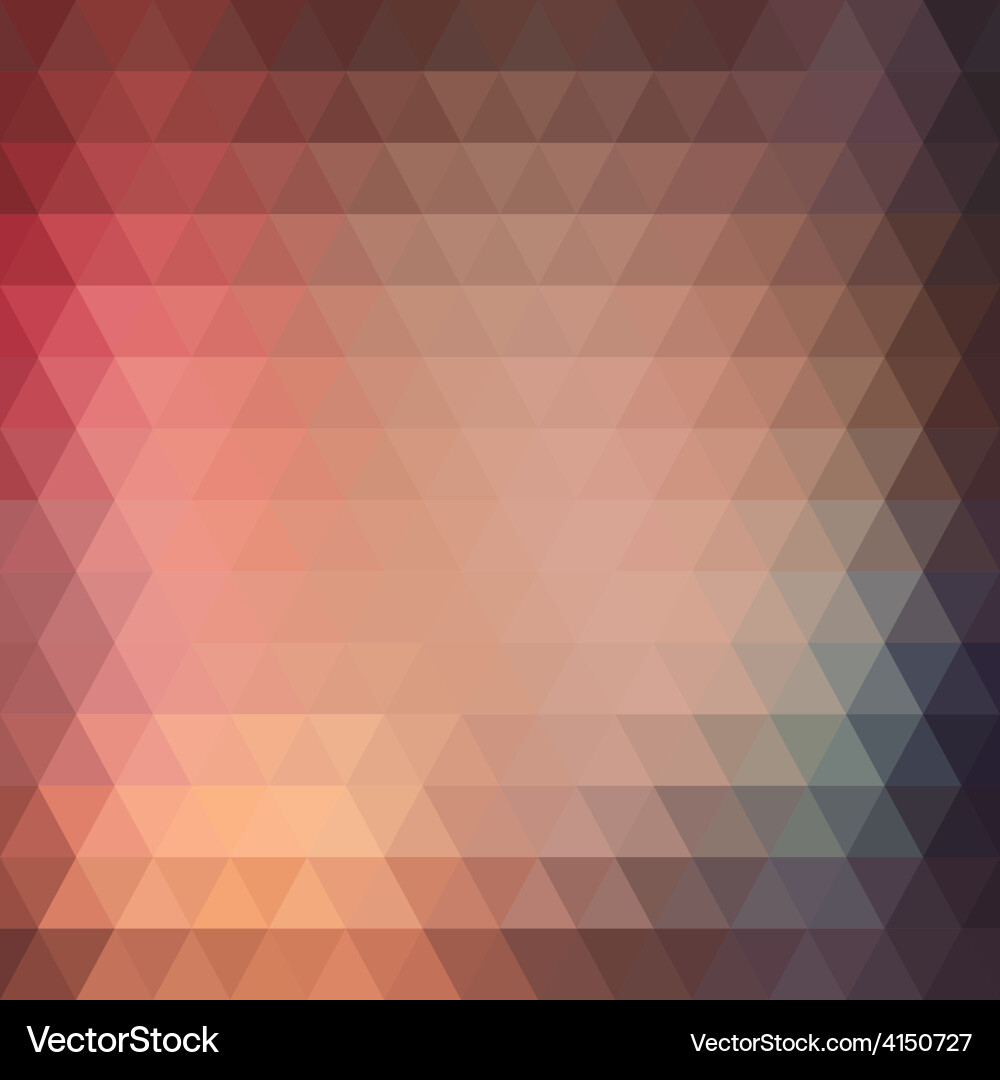 Triangle colorful abstract background vector image