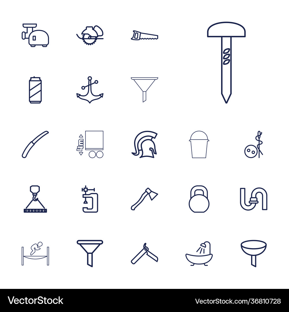22 Stahlsymbole 22 Stahlsymbole vektorbild