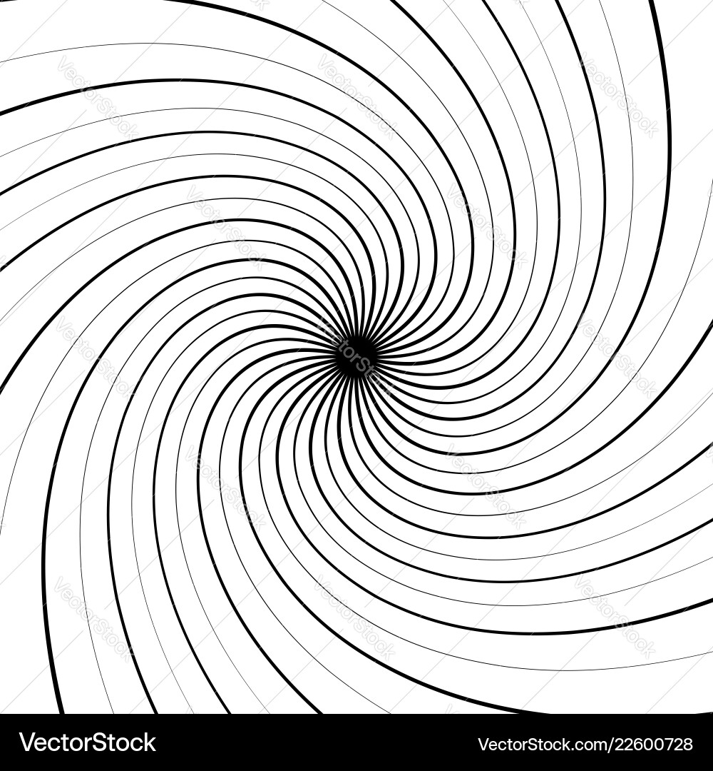 Abstract spiral vortex background with thin Abstract spiral vortex background with thin vector image