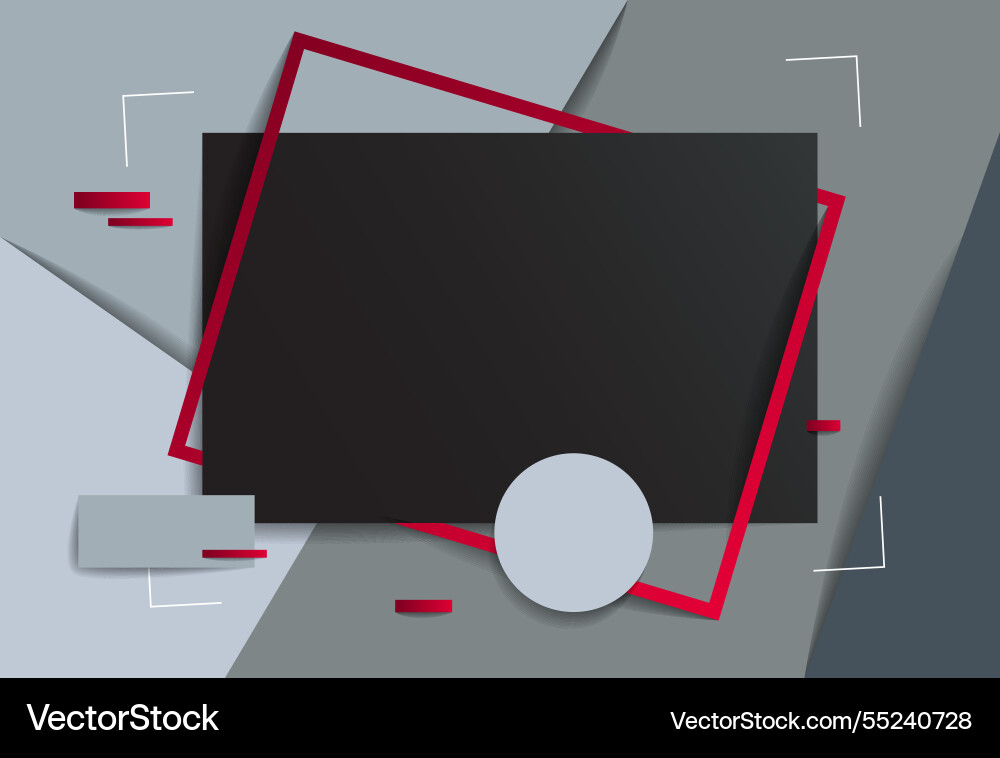 Frame with copy space for text design template Frame with copy space for text design template vector image