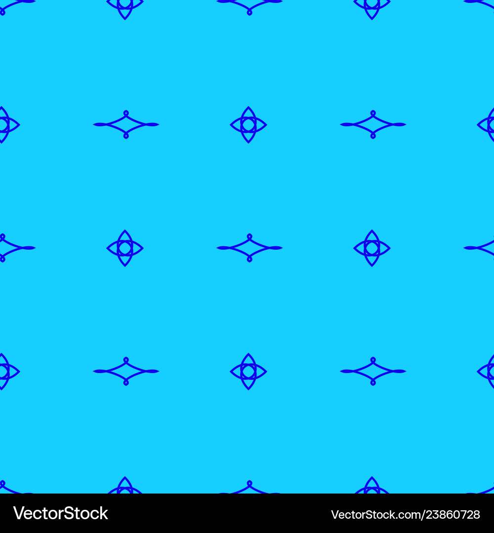 Seamless pattern on the cyan background Seamless pattern on the cyan background vector image