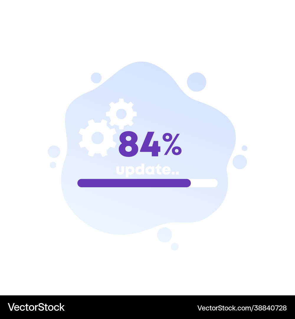 Update system upgrade design Vector Image