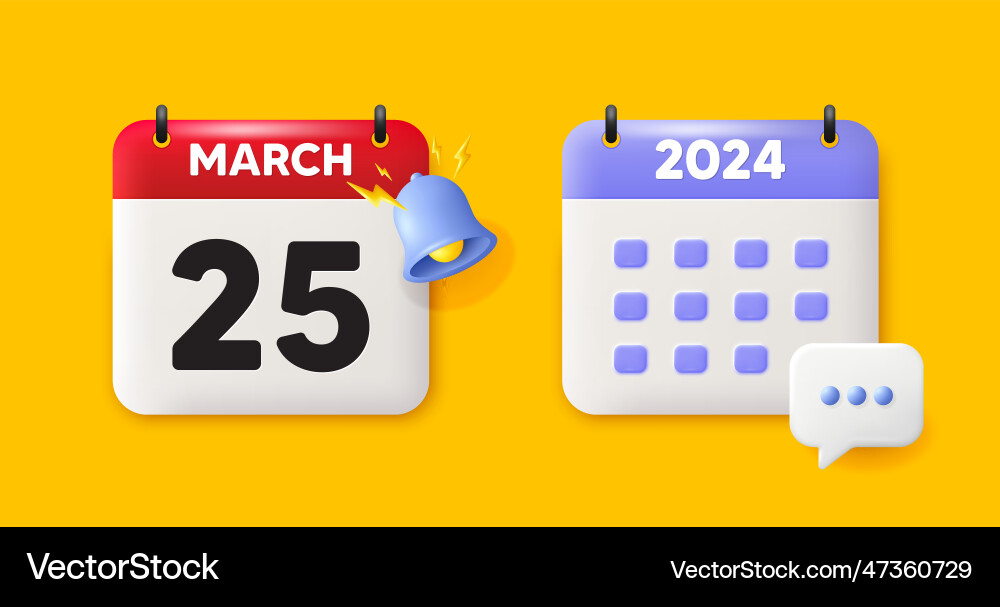 25th day of the month icon event schedule date Vector Image