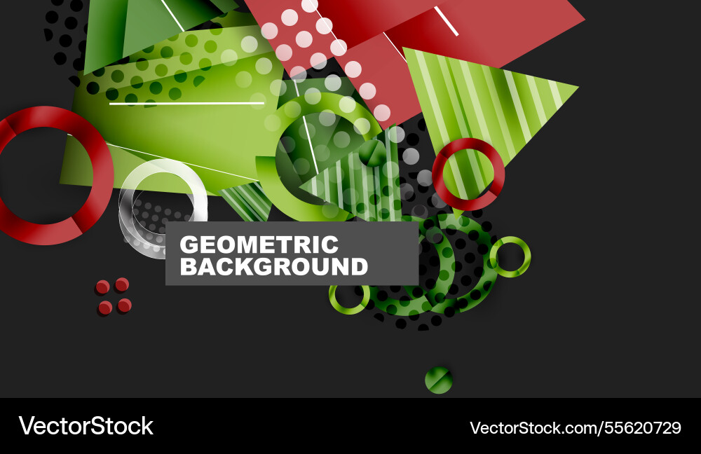 Abstract background - overlapping circles Vector Image