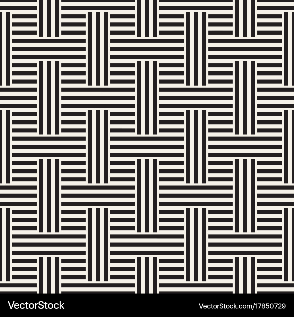 Abstract geometric pattern with stripes lattice vector image