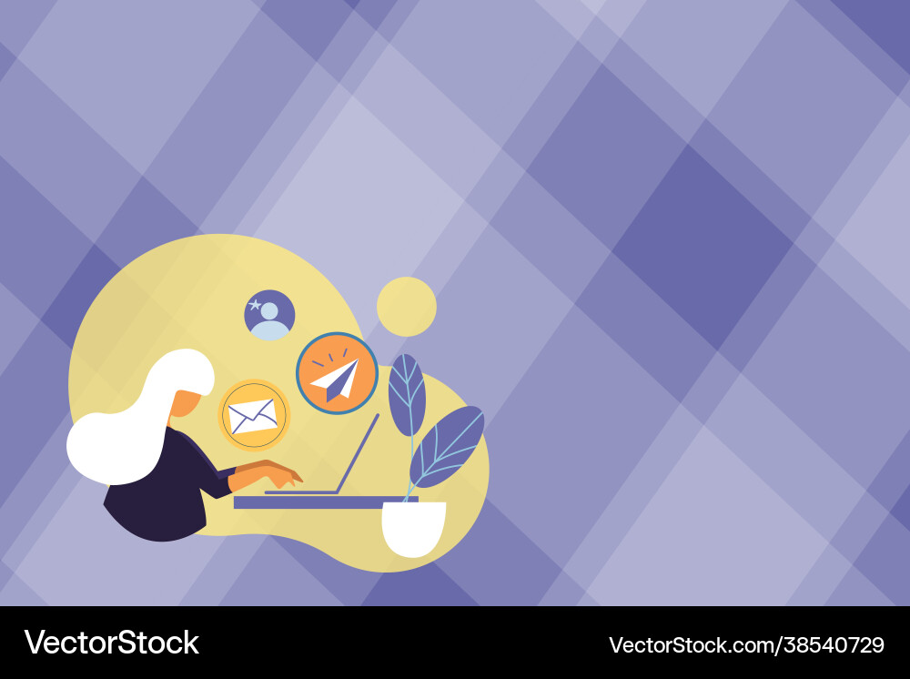 Abstract internet browsing sending emails remote Abstract internet browsing sending emails remote vector image