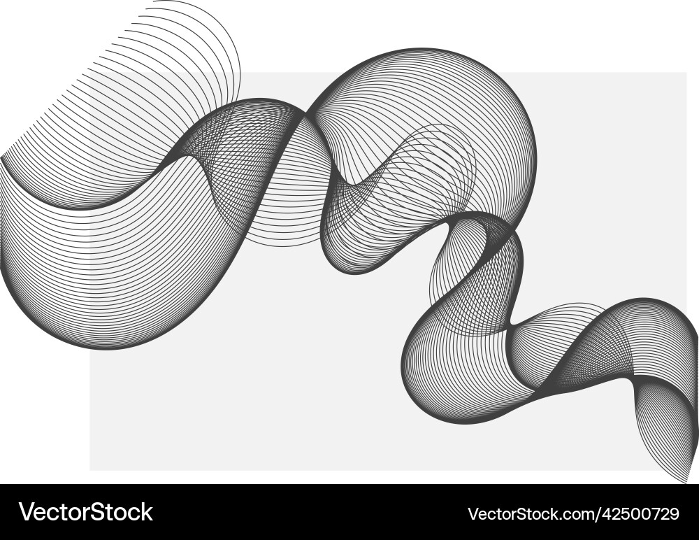 Abstract wave element for design digital vector image