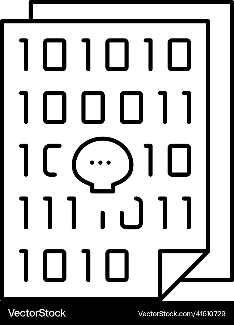 Code des Sicherheitssoftware-Systemleitungssymbols Code des Sicherheitssoftware-Systemleitungssymbols vektorbild