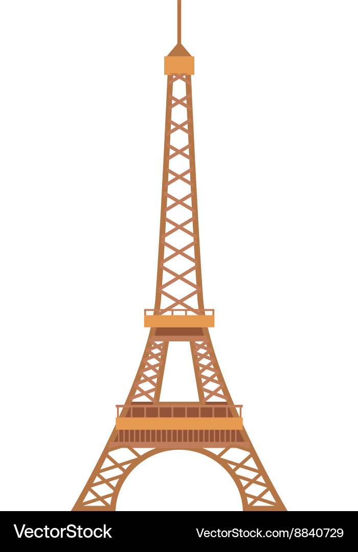 Eiffel Tower Paris Vector Image